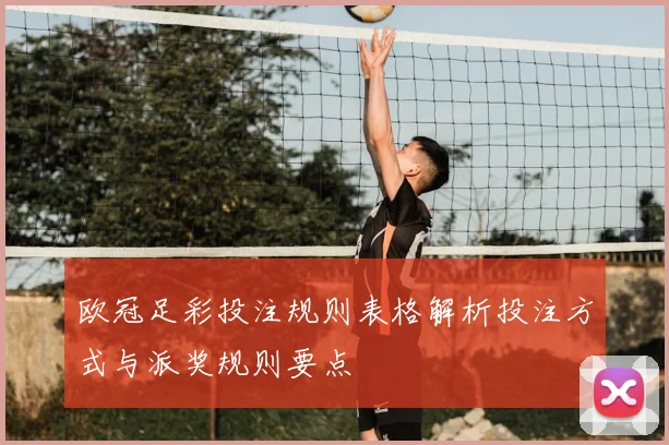 欧冠足彩投注规则表格解析投注方式与派奖规则要点